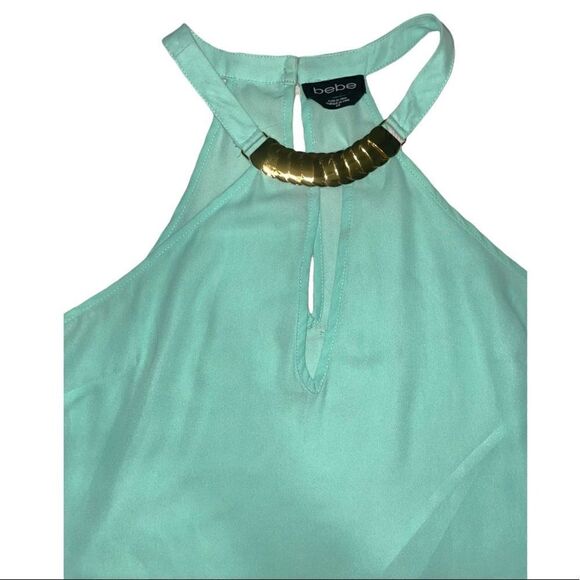 Bebe blue halter top - Picture 2 of 3
